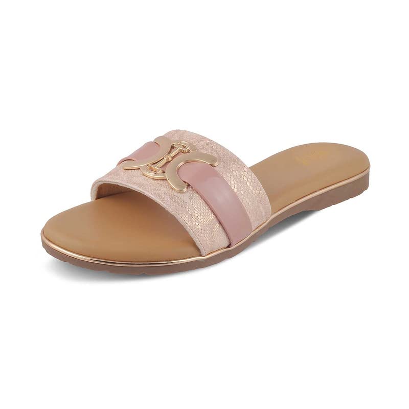 tresmode 239-JOY CHAMPAGN SMART CASUAL FLATS EU/36 UK/3