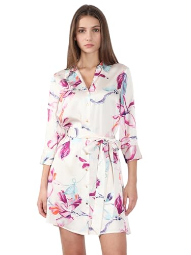 VERO MODA Women's A-Line White Dress