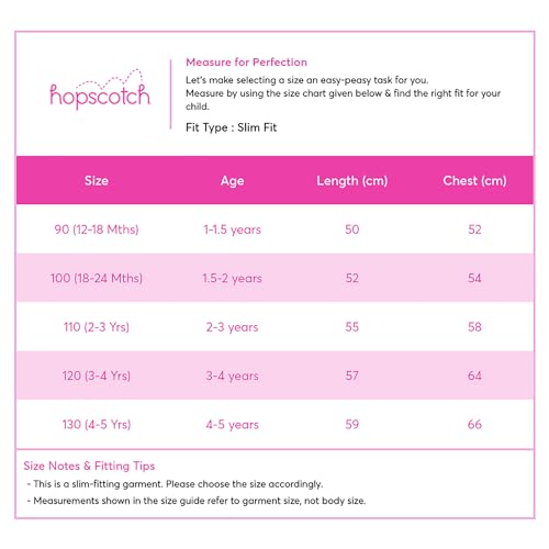 Hopscotch Girls Knee Length Party Dresses in Peach Color For Ages (4-5 Years)