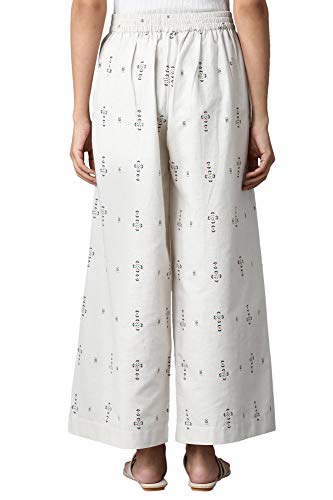 W Cotton Blend Strechable Parallel Pants for Women | Cotton Blend Parallel Pants for Women | Trousers for Women | W for Woman