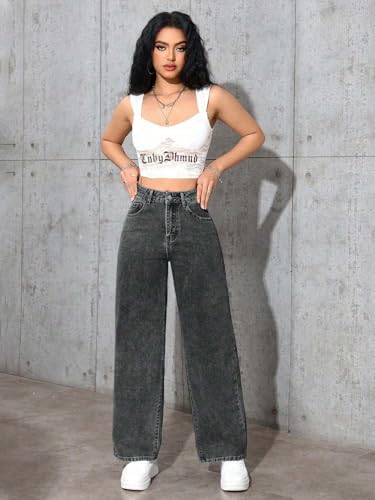 KOTTY Women Trendy Black Denim Loose Fit Casual Wear Jeans-X1_KTTLADIESJEANS848XL