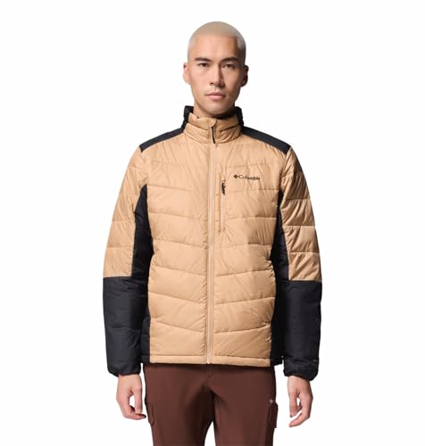 Columbia Men Beige OmniHeat Infinity Labyrinth Loop II Down Jacket, L