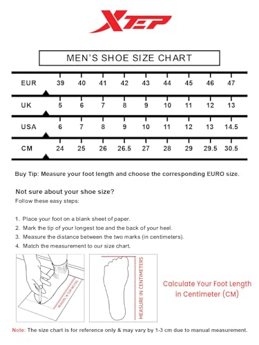 XTEP Grey Casual Shoes for Men | Lightweight Comfort Sneakers with Stylish Design