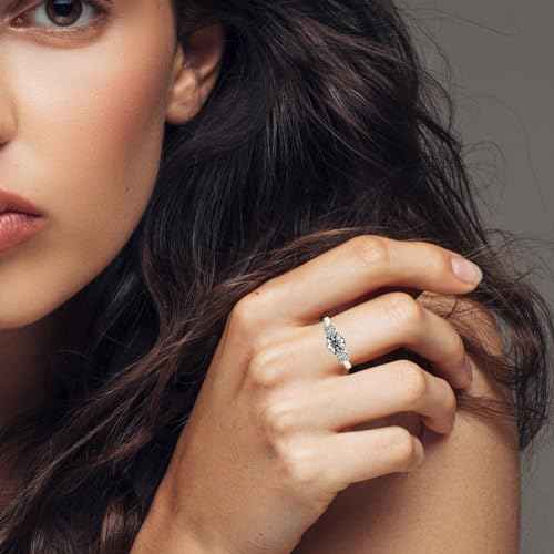 VALANOVA Hallmarked 18K Gold & Certified Lab Grown Diamond 1.08cts | Ring For Women's/Girls | Stylish & Elegant | VGR0461R | Ring Size: 16