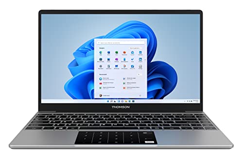 Thomson NEO 14.1 Inch IN-P14C Intel Celeron Dual Core N4020 Processor & Window 11 Home Notebook (4 GB RAM DDR4/ 128 GB SSD/Numeric Touch Pad/Thin & Light Weight/Silver)