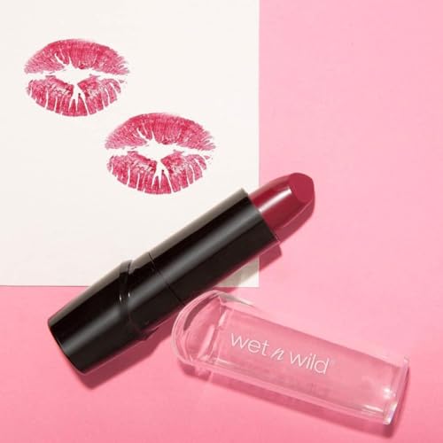 Wet n Wild Matte Silk Finish Lip Stick, Just Garnet, 0.13 Ounce