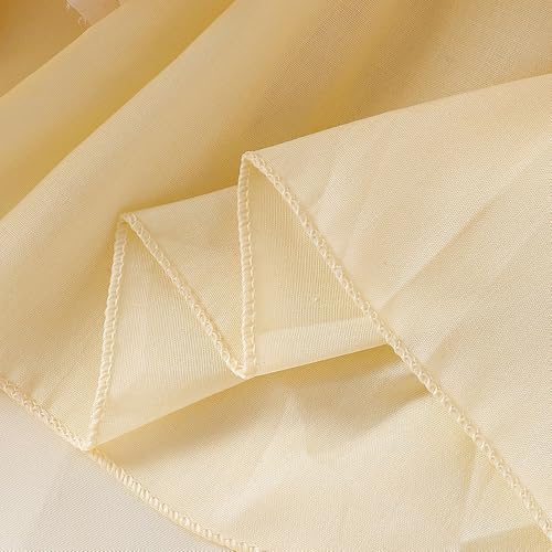Hopscotch Baby Girls Knee Length Party Dresses in Cream Color For Ages (18-24 Months)