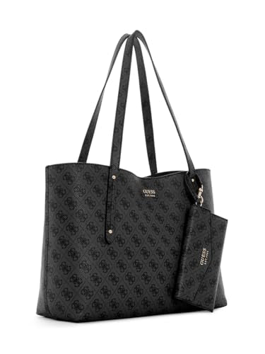 GUESS Coal Logo Printed Brenton Tote Bag