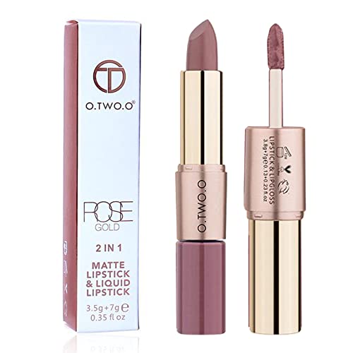 Merishopp 0.35 fl Oz Velvet Matte Liquid Lipstick Not Fade + Lip Gloss 01 |Health & Beauty | Makeup | Lips | Lipstick