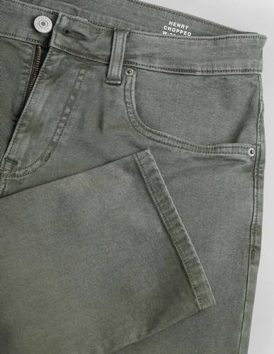 U.S. Polo ASSN. Men's Tapered fit Cotton Jeans (UDJEN1125_Green_42)