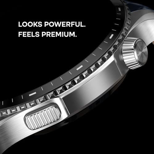 Noise Newly Launched Halo 3 Smart Watch with 1.43” AMOLED Display, 1000 NITS Brightness, Premium Metal Design, Powered by AI Pro, AI Transcription, Morning Briefs, 7-Day Battery(Vintage Brown)