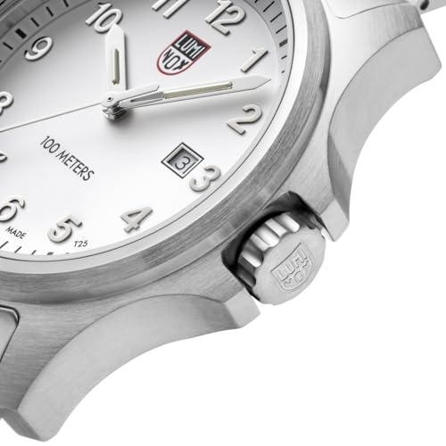 Luminox - Dress Field X3.BE27 - Mens Field Watch - Watches for Men - 43mm - Swiss Quartz - 100M Water Resistant - Sapphire Crystal - Stainless Steel Case - Always Visible - Swiss Made