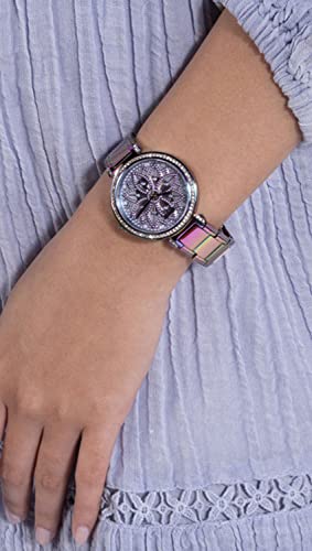 GUESS Analog Purple Dial Women's Watch-GW0528L4