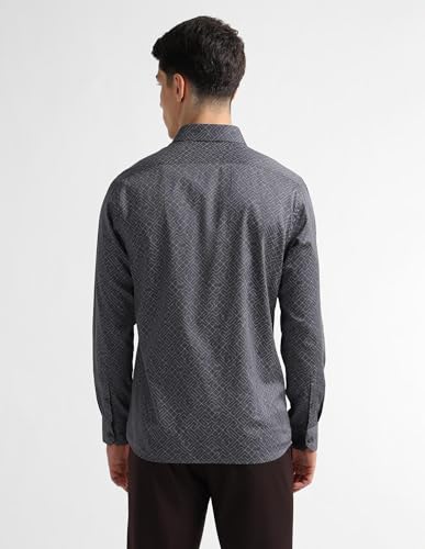 Arrow Grey Formal Shirt_ARAEOSH3111_40