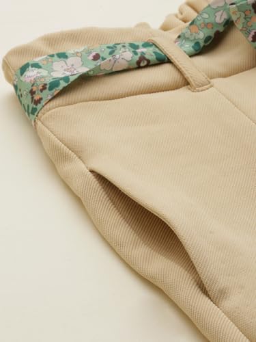 Allen Solly Girls Beige Solid Trousers