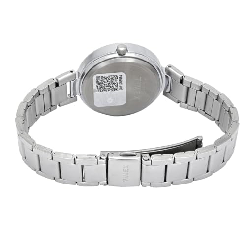 TIMEX Analog Watch for Women with Teal Round Dial & Silver Stainless Steel Bracelet Band Water Resistant Women's Wrist Watches - TWEL18706