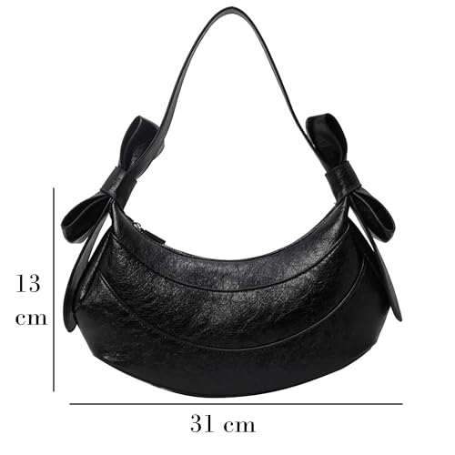 SIBY Armpit Underarm Shoulder Bags for Women's (Black)