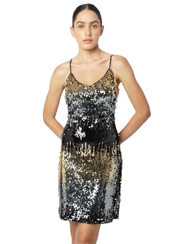 VERO MODA Women's Polyester Sheath Above The Knee Dress (10317316- Black