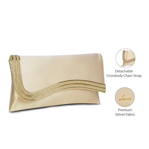 Lavie Women's Riva Curve Strap Envelope Clutch | Ladies Purse | Gift For Women