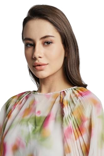 Allen Solly Women's Regular Fit Blouse (White) - SaumyasStore