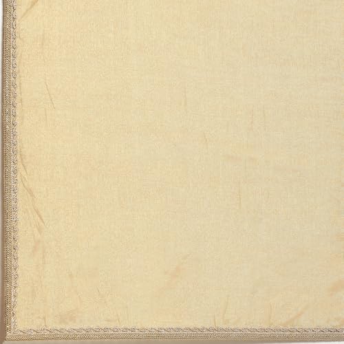 BIBA Women's Cotton Kurta Set (SKDRJPTANA9830AW24GLD_Gold