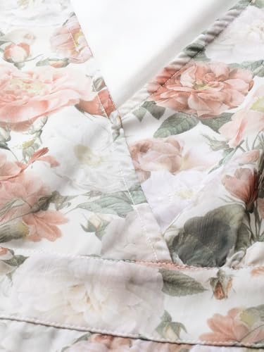 SASSAFRAS Beige Floral Chiffon Frill Hem Dress