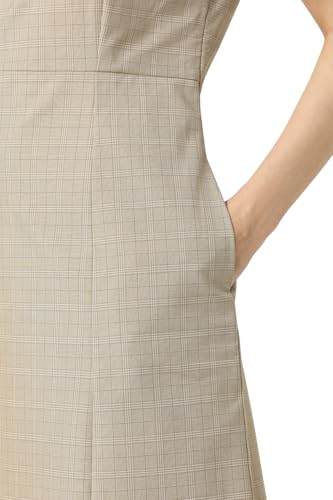 Van Heusen Women's Polyester Blend Modern Knee-Length Dress (VWDRCRGBT93729_Beige