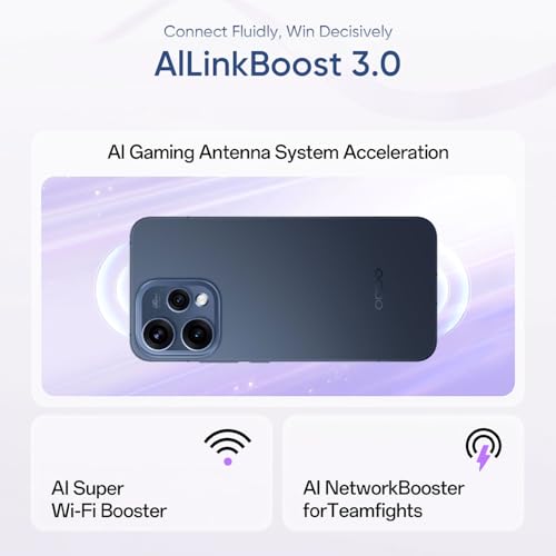 OPPO Reno15 5G Smartphone 12+512GB Dark Blue