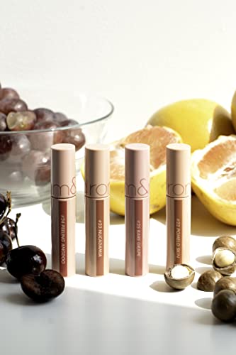 rom&nd Bare Juicy Lasting Glossy Tint 23 Nucadamia | High-Shine Lip Color | Smooth Application | Lightweight and Comfortable Wear | Hydrating Lip Tint for Everyday Use