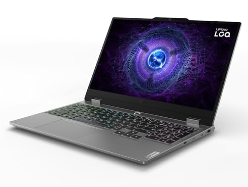 Lenovo LOQ Intel Core i7-13645HX | NVIDIA RTX 4050 6GB (16GB RAM/512GB SSD/144Hz Refresh Rate/15.6" (39.6cm)/Windows 11/Office Home 2024/3 Mon. Game Pass/Grey/2.3Kg), 83DV01FYIN Gaming Laptop