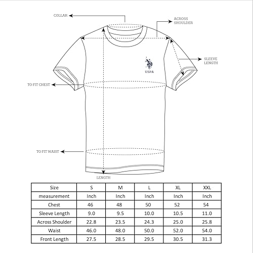 U.S. Polo ASSN. Men's PE001 Premium Cotton-Rich Everyday Comfort Oversized T-Shirt (PE001-PL_Olive_M)