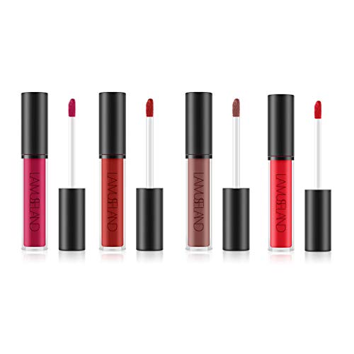 Merishopp Waterproof Longlasting Lip Gloss Nonstick Cup Liquid Velvety Lipstick Chili |Health & Beauty | Makeup | Lips | Lipstick