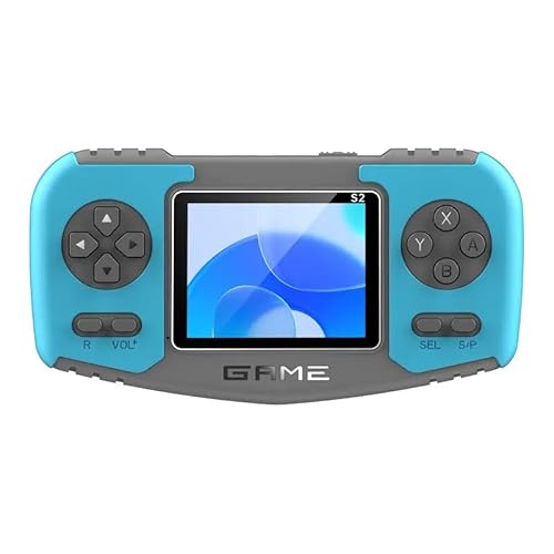 New World S2 Portable Handheld Game Player 2.4'' Screen Video Retro Game Console Handheld Video Game Set for Kids Retro Game Box with TV Game Support (Random Colour)