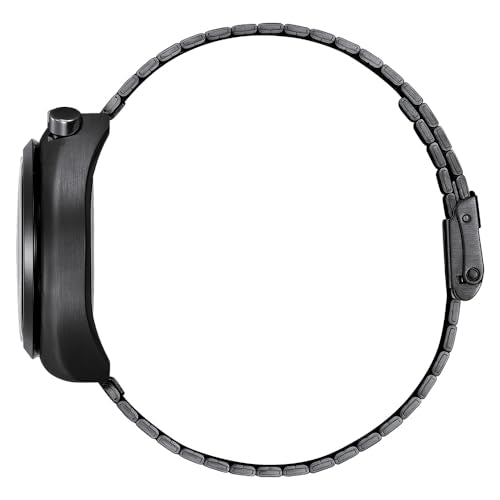 Citizen Stainless Steel Men Vintage Design Star Wars Darth Vadar Black Dial Ip Stainless Quartz Analog Watch, 1-Second Chronograph, Date, 38Mm (Model: An3669-52E), Black Band