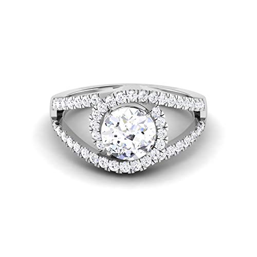 Avsar Jewellery 14k (585) White Gold Ring for Women