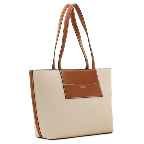Miraggio Maxine Laptop Tote Bag | Shoulder Bag For Office Fits Upto 15 Inches Laptop | Office Tote Bag | Gift For Women