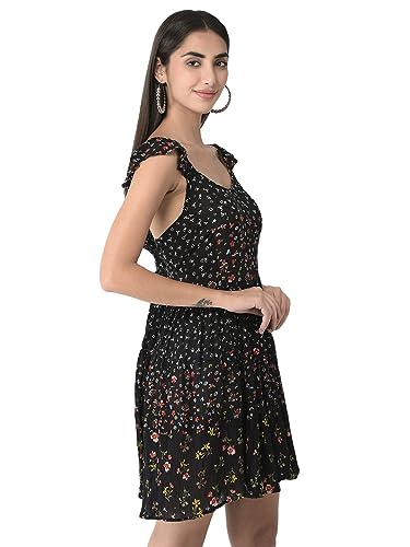 veldress21 Women Dress Short Stylish Casual Beachwear Summer Dress Trendy Collage Regular,Office Collage Wear Multicolor for Girls (XL)