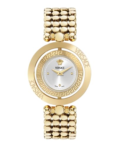 Versace Eon Restyling 33.6 mm Silver Dial Women Analog Watch- VEHFA0625