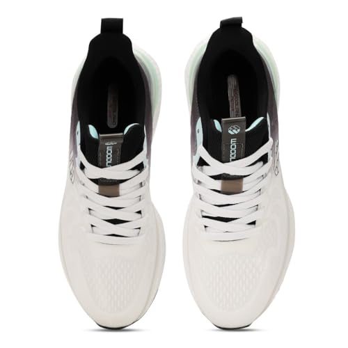 Woodland Men White/Black Sneakers | Casual Shoes for Men, Outdoor Shoes, Comfortable Footwear, lace up Shoes, Durable Shoes