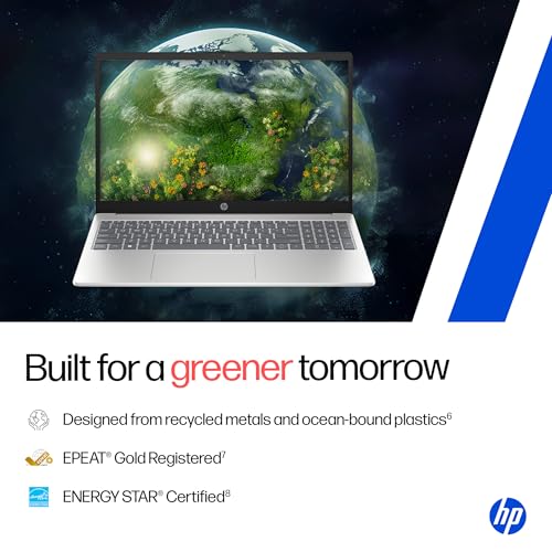 HP 15, AMD Ryzen 3 7320U (8GB LPDDR5, 512GB SSD) FHD, Anti-Glare, Micro-Edge, 15.6''/39.6cm, Win11, M365 Basic(1yr)* Office24, Silver, 1.59kg, fc0500AU, FHD Camera w/Privacy Shutter Laptop