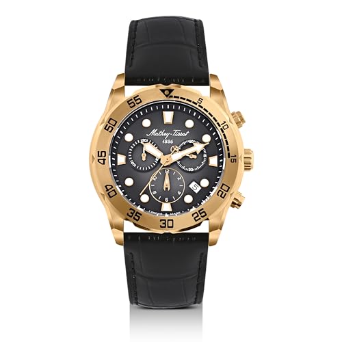Mathey-Tissot Swiss Made Bolton II Quatrz Multicolor Dial Analog Watch for Men - H121CHPLN