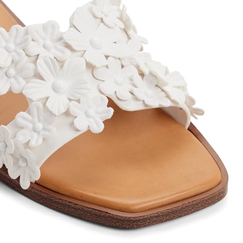 Aldo ITSANDAL White Ladies Flat Sandals