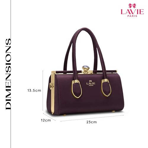 LAVIE PARIS Women's Gazelle Frame Satchel Bag | Satchel Handbag for Work | Ladies Purse | Stylish Shoulder Bag | Gift for Women