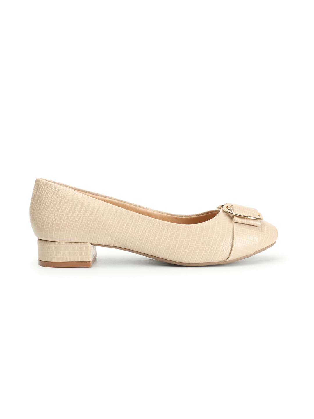 Carlton London Women's Slip On Pumps Colour-Nude, Size-UK 7