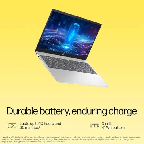 HP 15, 13th Gen Intel Core i5-1334U, (16GB DDR4,512GB SSD) Anti-Glare, Micro-Edge, FHD, 15.6''/39.6cm, Win11 Home, M365 Basic(1yr)* Office24, Silver, 1.59kg, Intel® Graphics, Camera w/Shutter Laptop