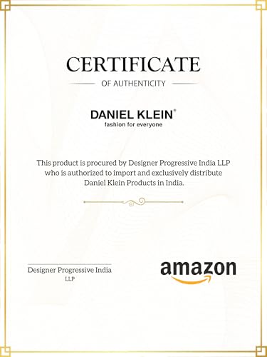 Daniel Klein Analog Silver Glitter Round Dial Rose Gold Mesh Strap Water-Resistant Wrist Watch for Women Girls, Ladies DK12070-3