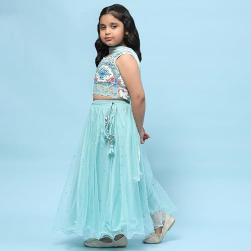 BIBA Girls PRINTED STRAIGHT KID(KWSUMMER ZEST5826_WHITE_11)