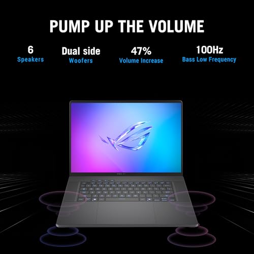 ASUS ROG Zephyrus G16,Intel Core Ultra 9 285H Gaming Laptop(RTX 5080-16GB/120W TGP/32GB/2TB/2.5K QHD+/16"/240Hz/Windows 11/M365 Basic (1Year)*/Office Home 2024/Eclipse Gray/1.95 Kg) GU605CW-QR133WS