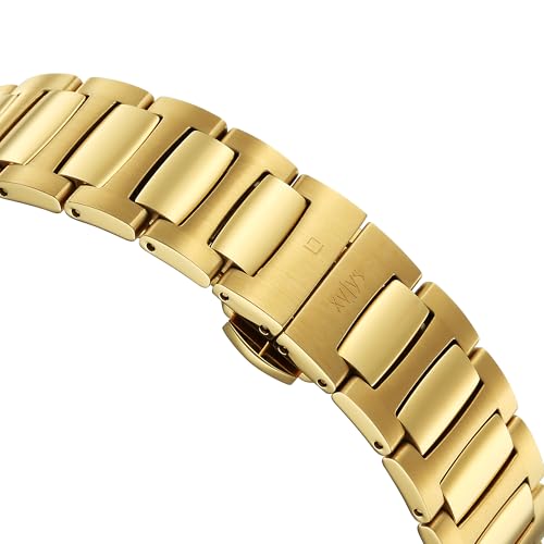 Xylys Quartz Analog with Date Green Dial Golden Stainless Steel Strap Watch for Men