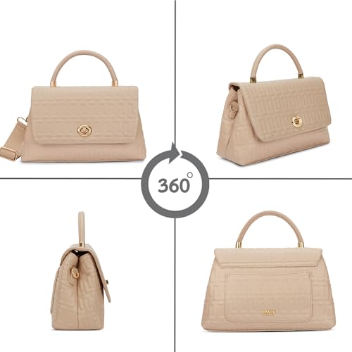 Lavie Luxe Women's Chaney Flap Satchel Bag | Satchel Handbag for Work | Ladies purse | Stylish Shoulder Bag | Gift for Women